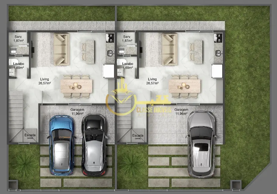 Sobrado com 2 quartos à venda, 104m2 em São João, Itajai - SC - imagem 6 Foto 6 de Sobrado com 2 quartos à venda, 104m2 em São João, Itajai - SC