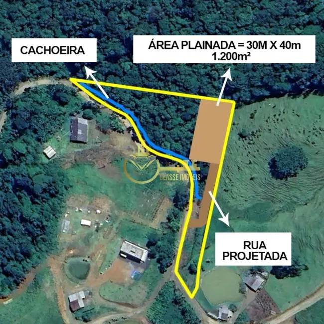 Foto 2 de Terreno / Lote à venda, 7000m2 em Luiz Alves - SC