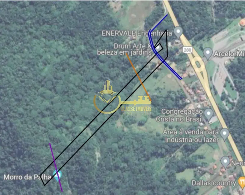 Foto 1 de Terreno / Lote à venda, 38000m2 em Sao Francisco Do Sul - SC