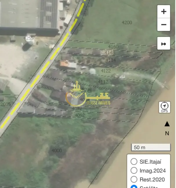 Foto 8 de Terreno / Lote à venda, 3400m2 em Salseiros, Itajai - SC