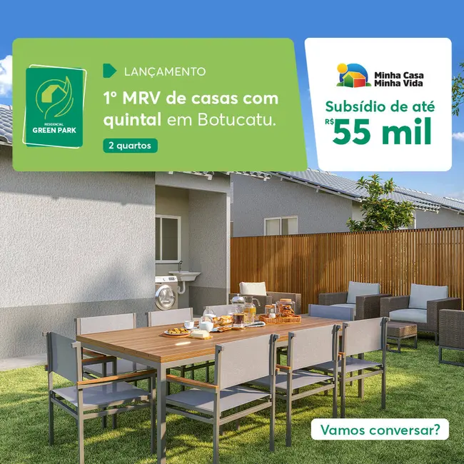 Foto 2 de Casa com 2 quartos à venda, 160m2 em Residencial Ouro Verde, Botucatu - SP