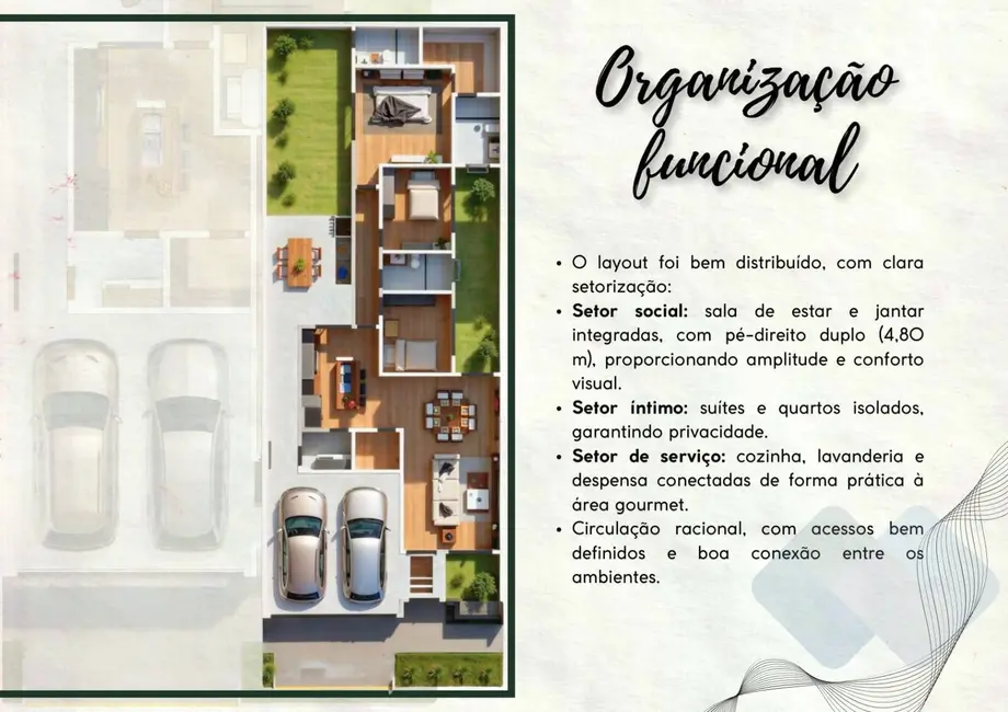 Foto 3 de Casa com 3 quartos à venda, 250m2 em Residencial Ouro Verde, Botucatu - SP
