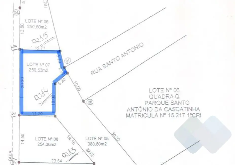 Foto 1 de Terreno / Lote à venda, 250m2 em Jardim Botucatu (Rubião Júnior), Botucatu - SP