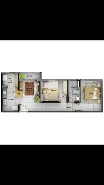 Apartamento com 2 quartos à venda, 58m2 em Segismundo Pereira, Uberlandia - MG - imagem 7 Foto 7 de Apartamento com 2 quartos à venda, 58m2 em Segismundo Pereira, Uberlandia - MG