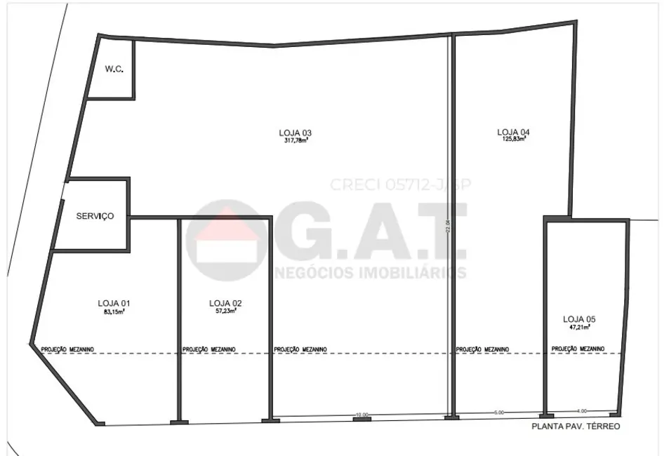 Sala Comercial para alugar, 600m2 em Centro, Sorocaba - SP - imagem 2 Foto 2 de Sala Comercial para alugar, 600m2 em Centro, Sorocaba - SP