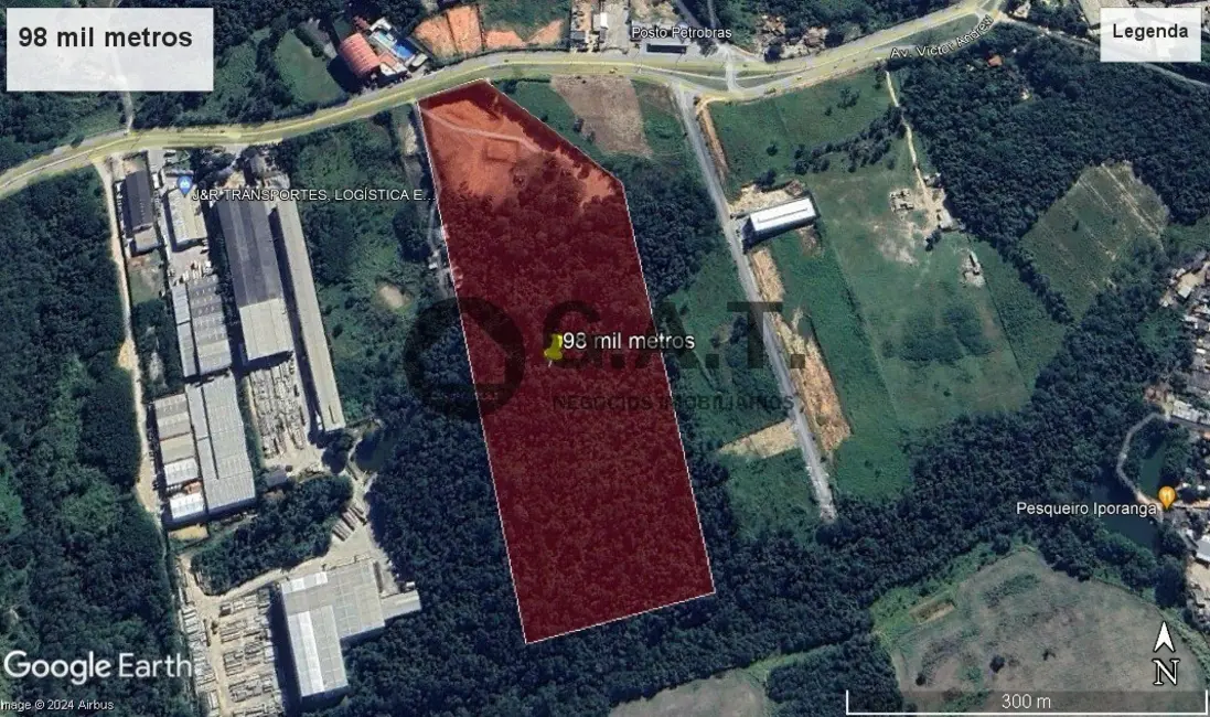 Foto 1 de Terreno / Lote à venda, 98000m2 em Zona Industrial, Sorocaba - SP