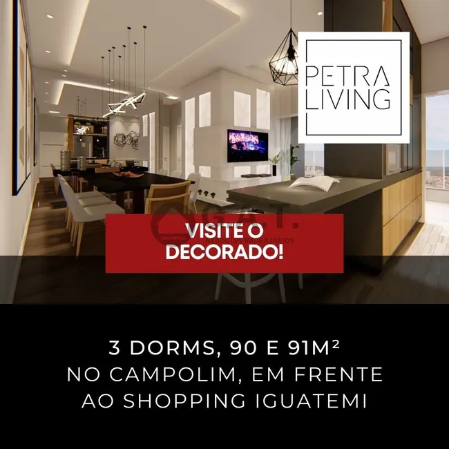 Foto 6 de Apartamento com 3 quartos à venda, 91m2 em Parque Campolim, Sorocaba - SP