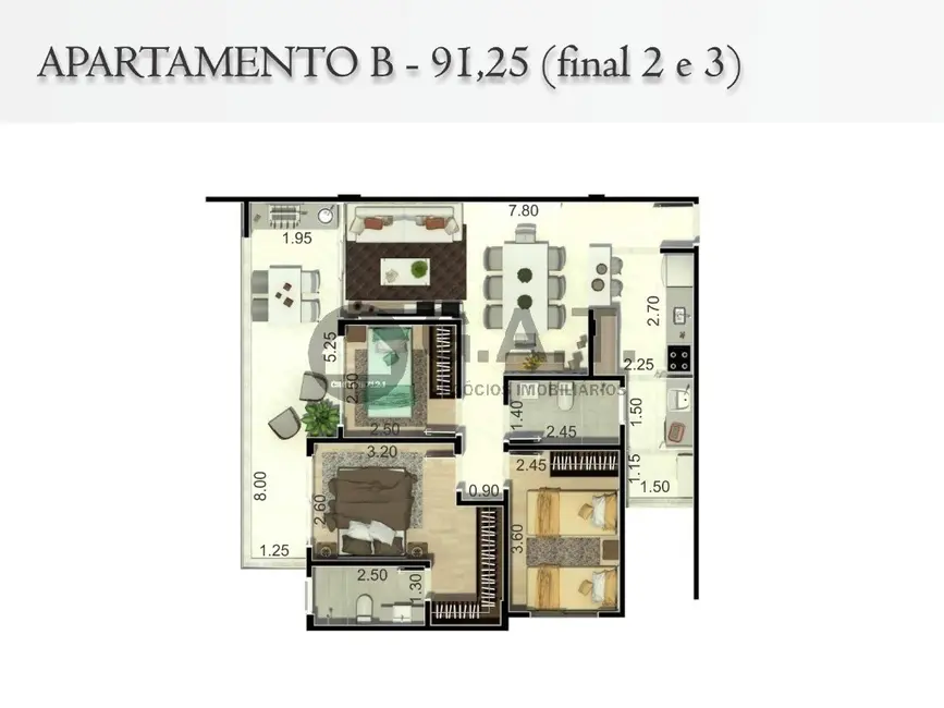 Foto 4 de Apartamento com 3 quartos à venda, 91m2 em Parque Campolim, Sorocaba - SP
