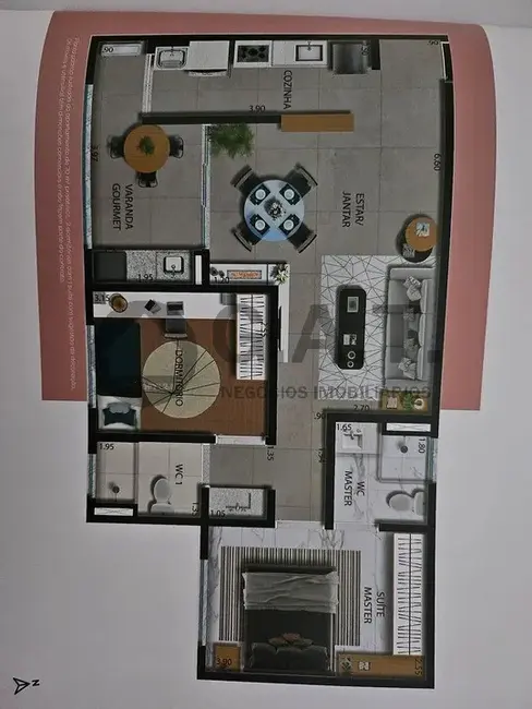 Apartamento com 2 quartos à venda, 70m2 em Parque Campolim, Sorocaba - SP - imagem 6 Foto 6 de Apartamento com 2 quartos à venda, 70m2 em Parque Campolim, Sorocaba - SP