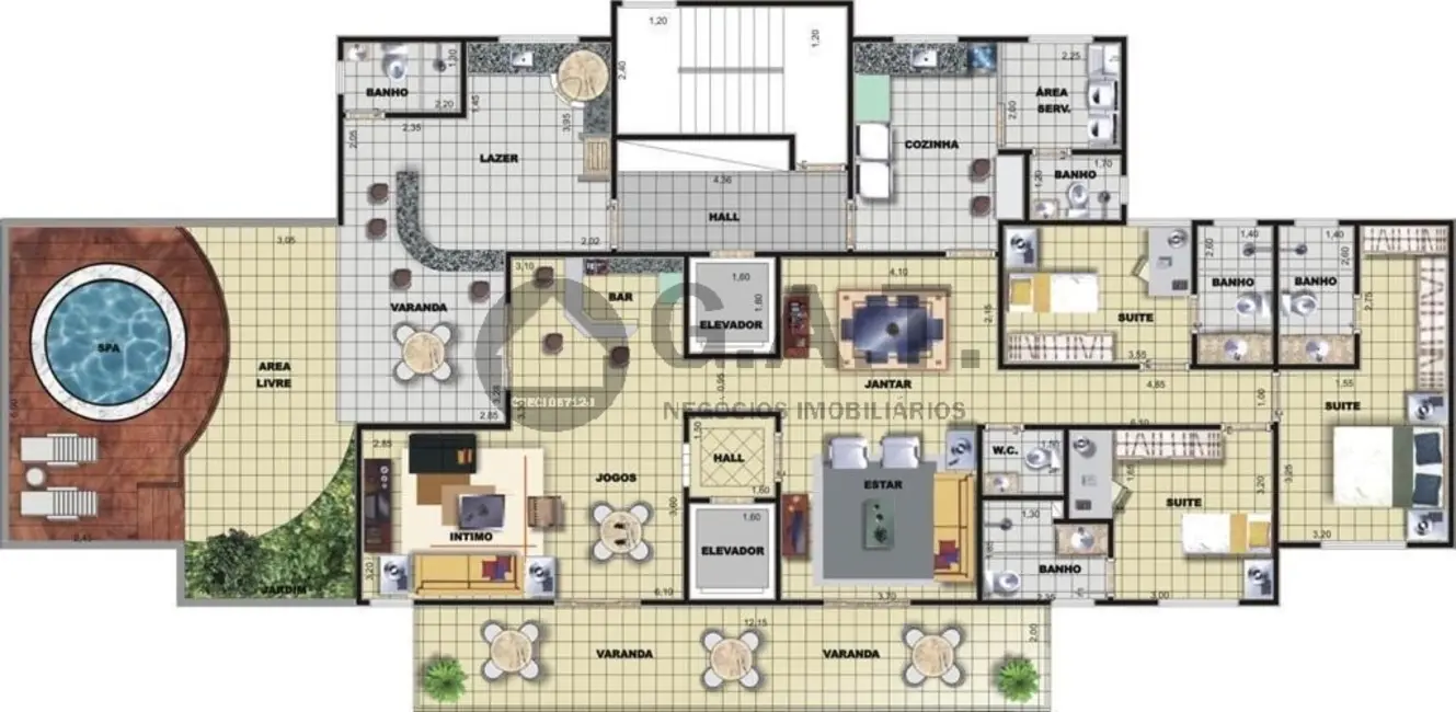 Apartamento com 3 quartos à venda, 244m2 em Jardim Faculdade, Sorocaba - SP - imagem 2 Foto 2 de Apartamento com 3 quartos à venda, 244m2 em Jardim Faculdade, Sorocaba - SP