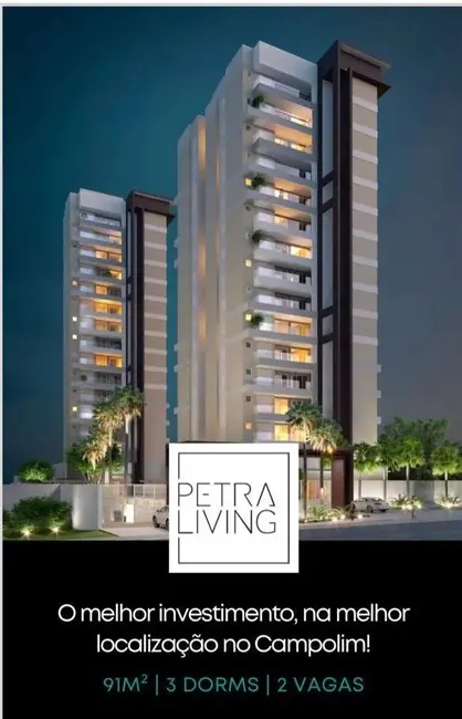 Foto 1 de Apartamento com 3 quartos à venda, 91m2 em Parque Campolim, Sorocaba - SP