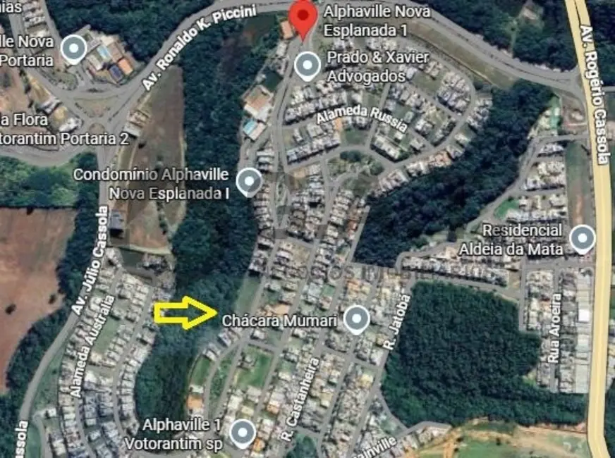 Foto 2 de Terreno / Lote à venda, 465m2 em Alphaville Nova Esplanada, Votorantim - SP