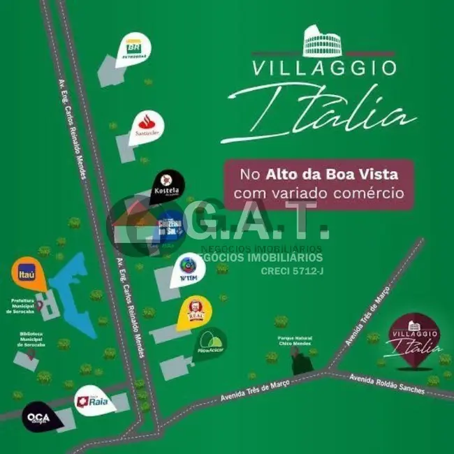 Foto 5 de Terreno / Lote à venda, 255m2 em Alto da Boa Vista, Sorocaba - SP