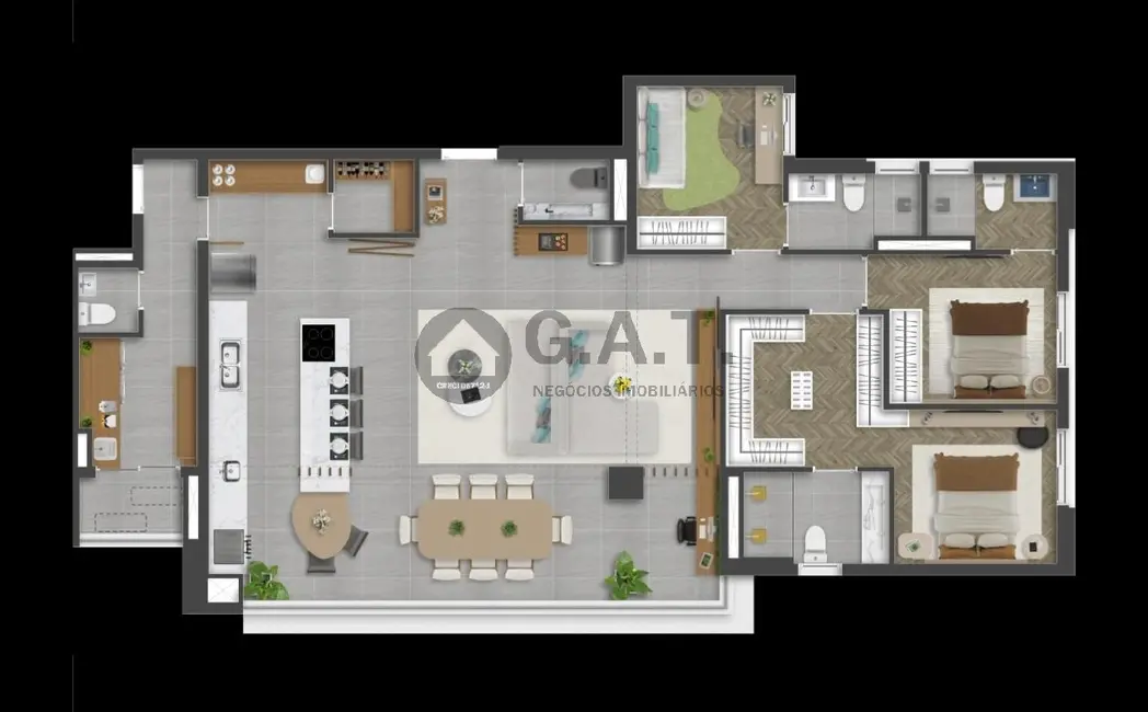 Foto 2 de Apartamento com 3 quartos à venda, 151m2 em Boa Vista, Sorocaba - SP