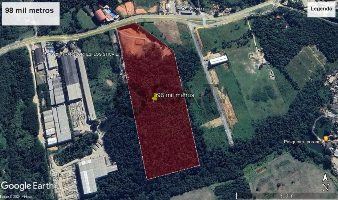 Foto 2 de Terreno / Lote à venda, 98000m2 em Zona Industrial, Sorocaba - SP