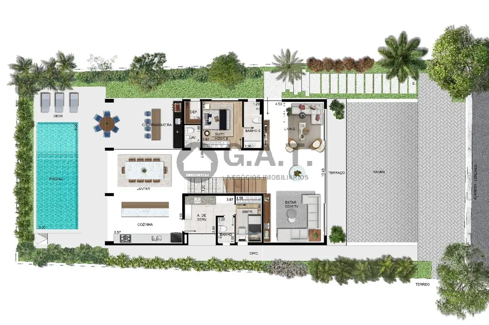 Foto 5 de Casa de Condomínio com 5 quartos à venda, 455m2 em Alphaville Nova Esplanada, Votorantim - SP