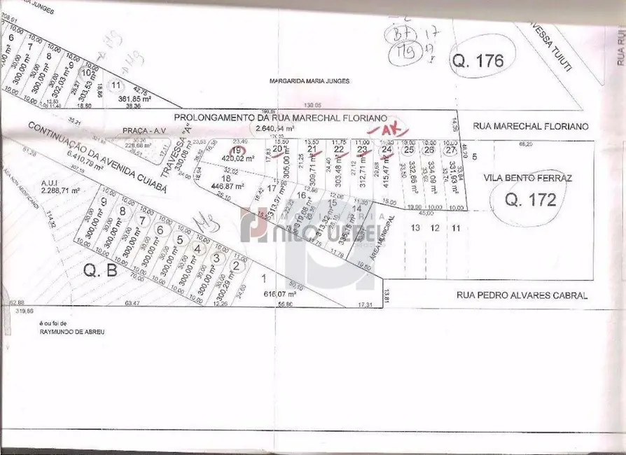 Foto 1 de Terreno / Lote à venda, 3016m2 em Centro, Portao - RS