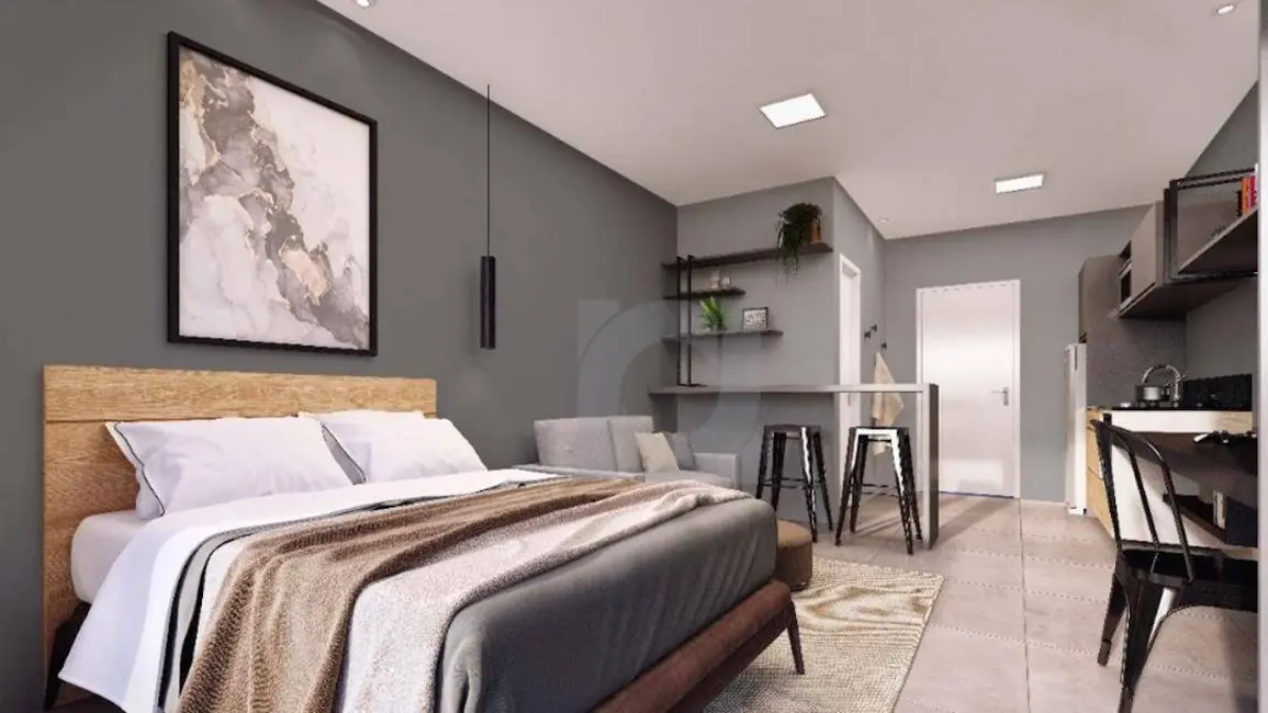 Foto 1 de Apartamento com 1 quarto à venda, 24m2 em Vila Nova, Novo Hamburgo - RS