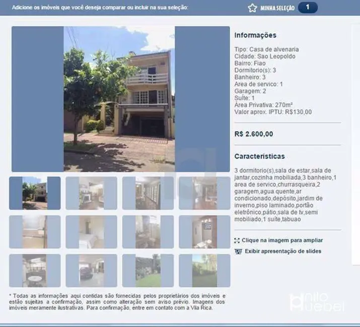 Foto 8 de Casa com 3 quartos à venda, 216m2 em Fião, Sao Leopoldo - RS