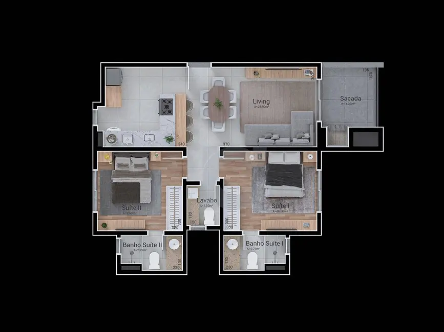 Foto 9 de Apartamento com 2 quartos à venda, 71m2 em São José, Sao Leopoldo - RS