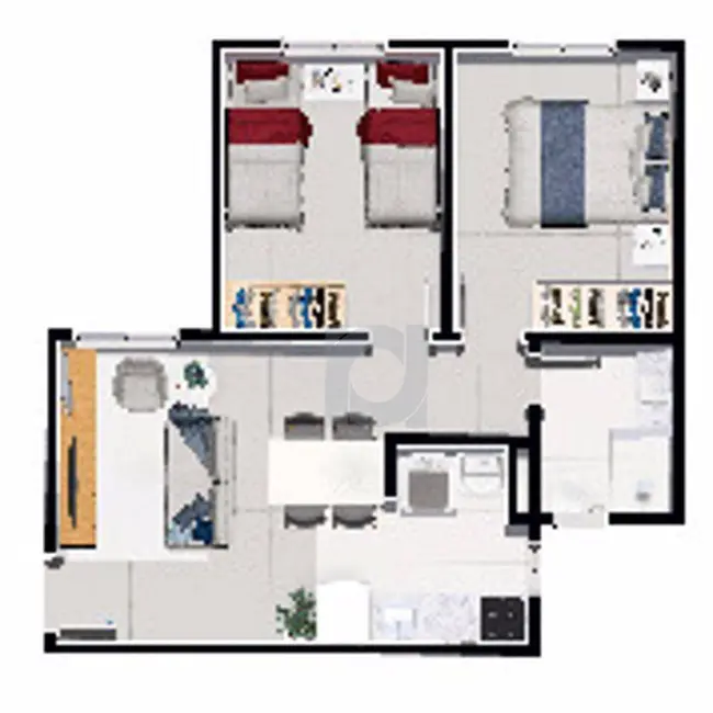 Foto 9 de Apartamento com 2 quartos à venda, 58m2 em Campina, Sao Leopoldo - RS