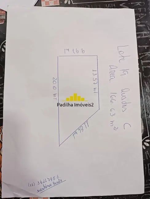 Foto 5 de Terreno / Lote à venda, 166m2 em Altos da Fortaleza, Votorantim - SP