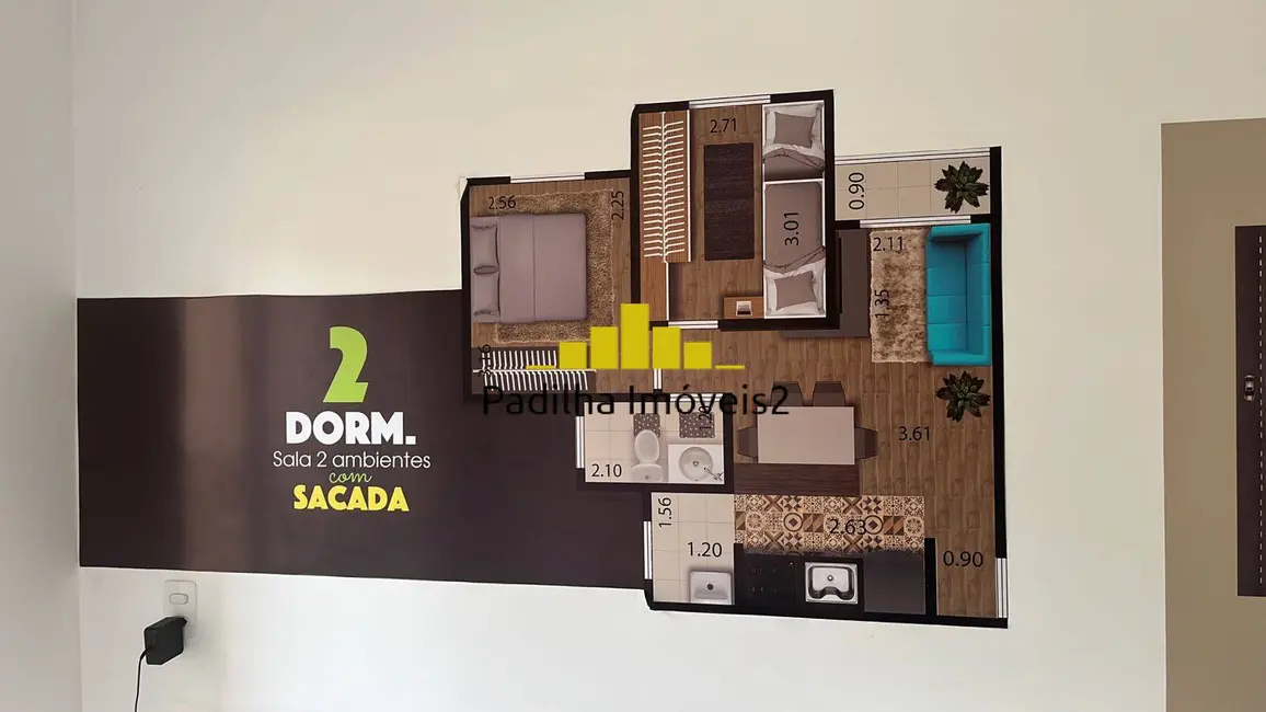 Apartamento com 2 quartos à venda, 47m2 em Caguassu, Sorocaba - SP - imagem 5 Foto 5 de Apartamento com 2 quartos à venda, 47m2 em Caguassu, Sorocaba - SP