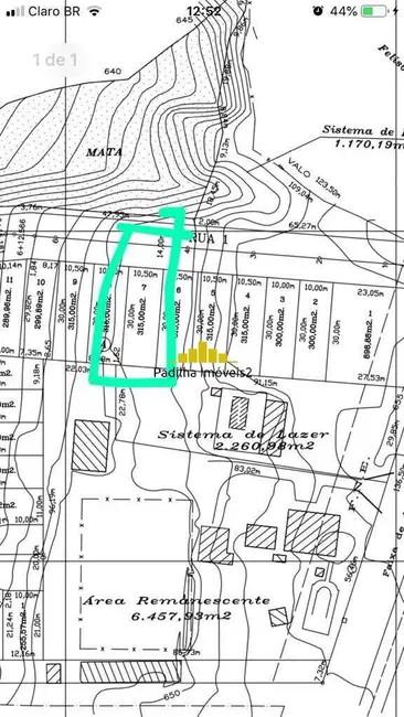 Foto 3 de Lote de Condomínio à venda, 315m2 em Chácaras Residenciais Santa Maria, Votorantim - SP