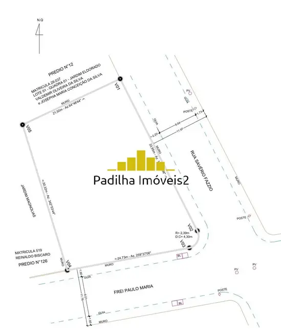 Foto 9 de Terreno / Lote à venda, 815m2 em Jardim das Magnólias, Sorocaba - SP