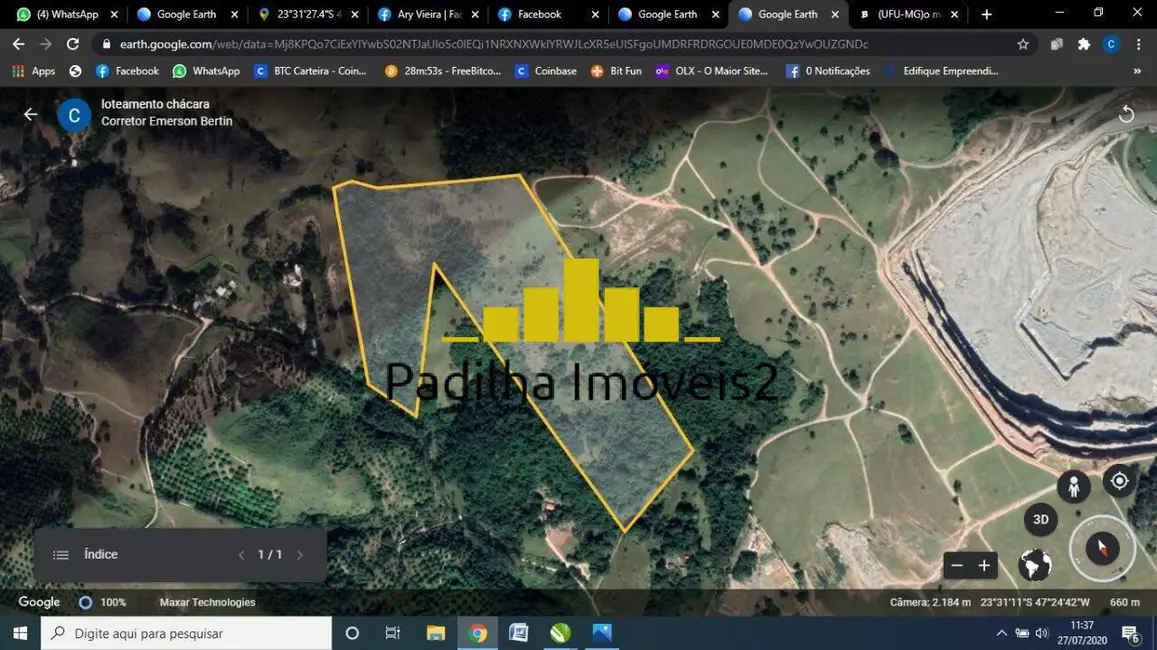 Foto 4 de Terreno / Lote à venda, 178400m2 em Caputera, Sorocaba - SP
