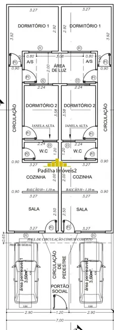 Foto 2 de Casa com 2 quartos à venda, 61m2 em Jardim Residencial Imperatriz, Sorocaba - SP