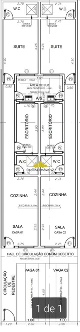 Foto 2 de Casa com 2 quartos à venda e para alugar, 61m2 em Jardim Santa Esmeralda, Sorocaba - SP