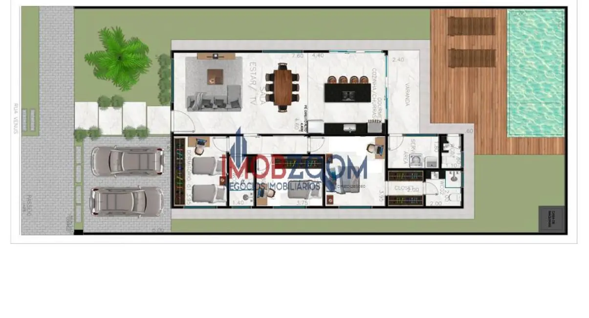 Foto 4 de Casa com 3 quartos à venda, 364m2 em Chácaras Maringá, Atibaia - SP