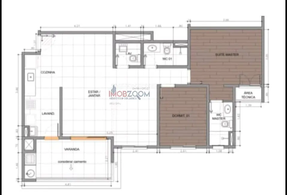 Foto 4 de Apartamento com 2 quartos à venda, 88m2 em Atibaia - SP