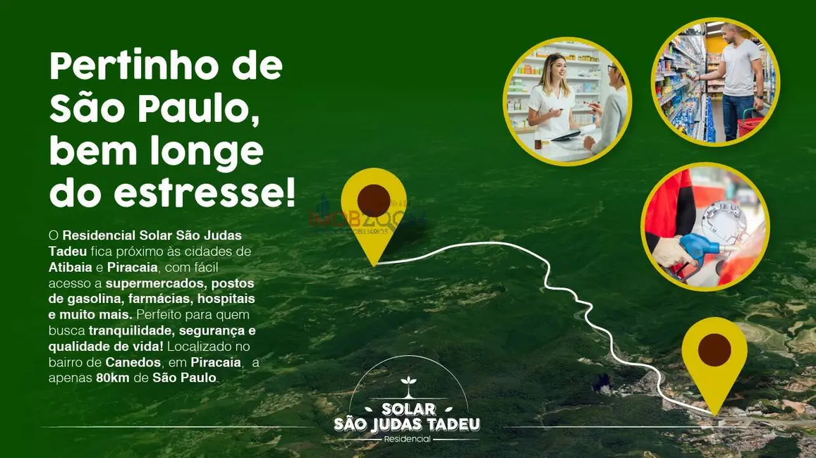 Foto 3 de Terreno / Lote à venda, 600m2 em Piracaia - SP