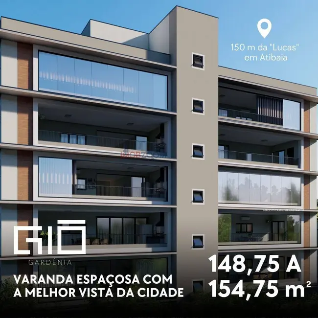Foto 1 de Apartamento com 3 quartos à venda, 174m2 em Vila Gardênia, Atibaia - SP
