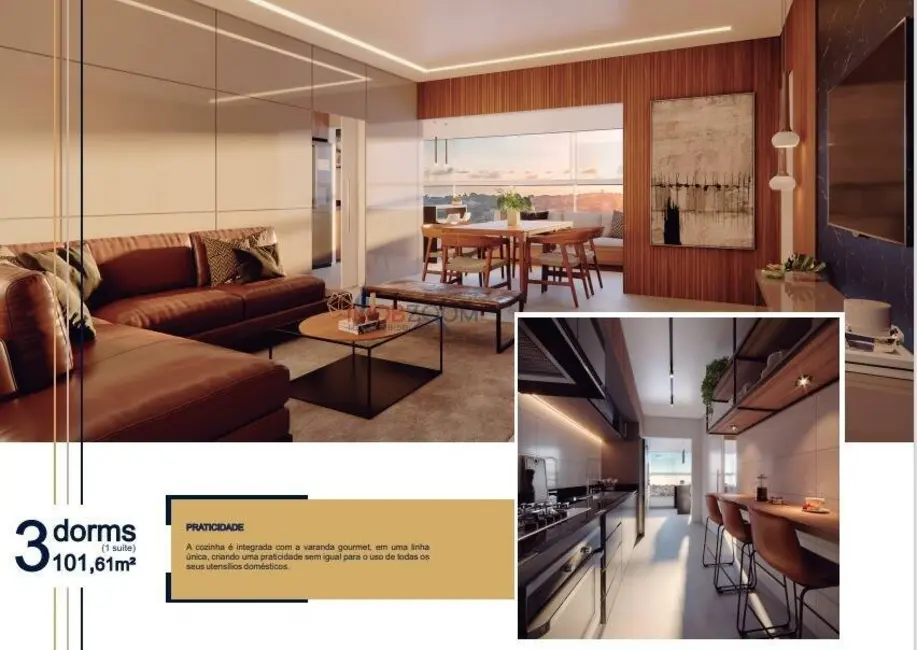 Apartamento com 3 quartos à venda, 130m2 em Atibaia - SP - imagem 4 Foto 4 de Apartamento com 3 quartos à venda, 130m2 em Atibaia - SP