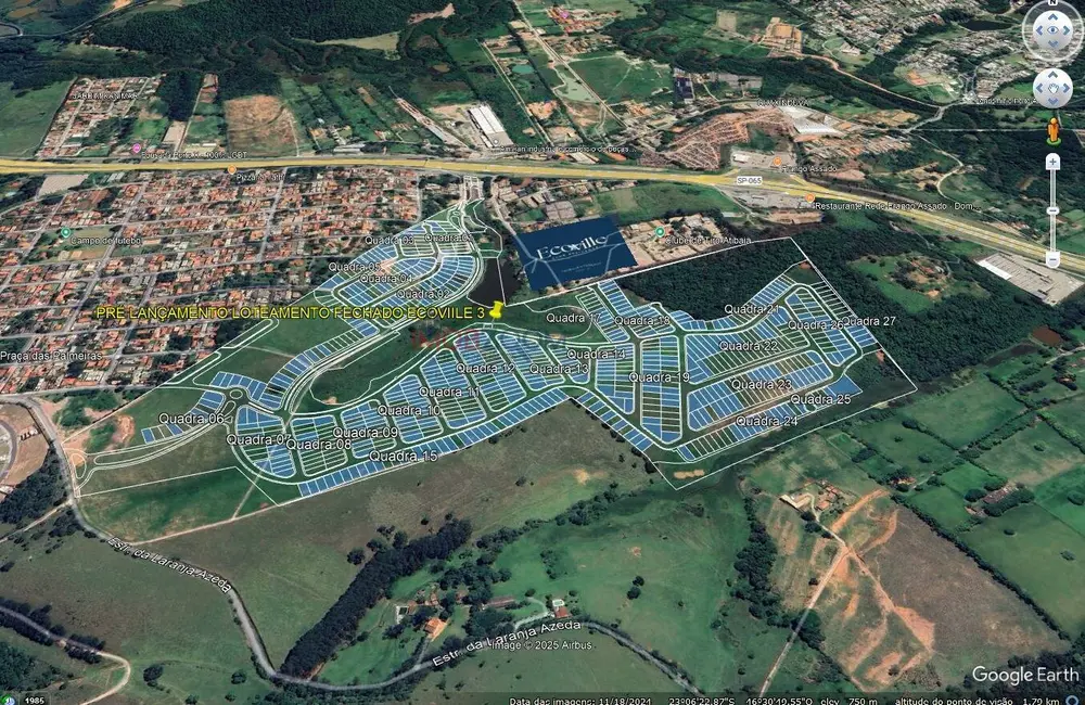 Foto 3 de Terreno / Lote à venda, 360m2 em Jardim dos Pinheiros, Atibaia - SP