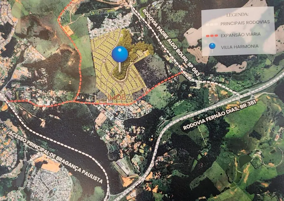 Foto 3 de Terreno / Lote à venda, 300m2 em Parque Imperador, Braganca Paulista - SP