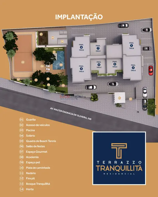 Foto 8 de Apartamento com 1 quarto à venda, 48m2 em Itapetinga, Atibaia - SP