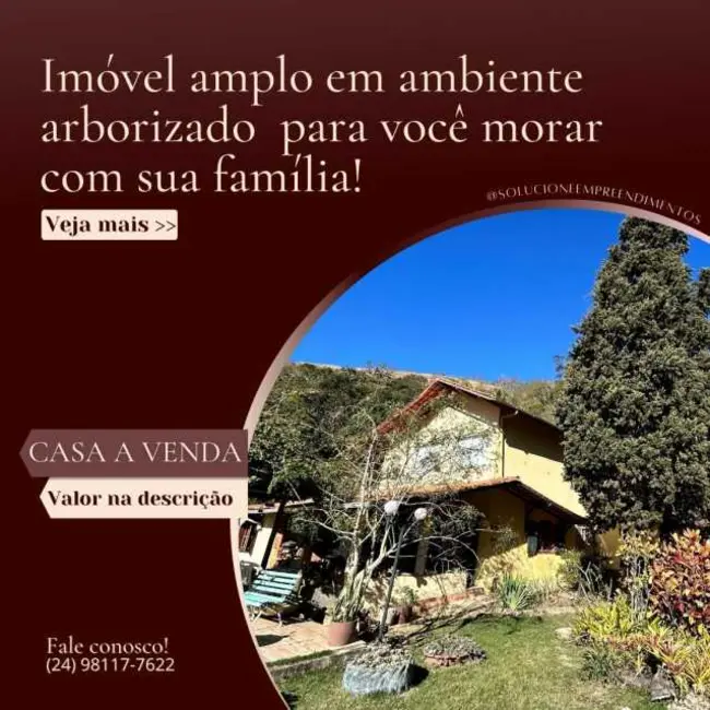 Foto 1 de Casa com 2 quartos à venda em Miguel Pereira - RJ