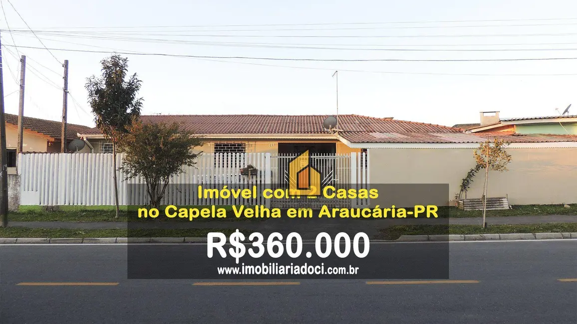 Foto 1 de Casa com 3 quartos à venda, 311m2 em Capela Velha, Araucaria - PR