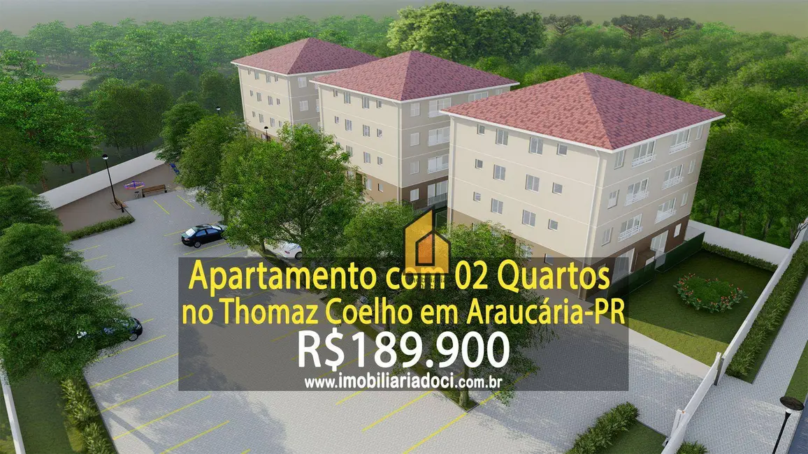 Foto 1 de Apartamento com 2 quartos à venda, 41m2 em Thomaz Coelho, Araucaria - PR