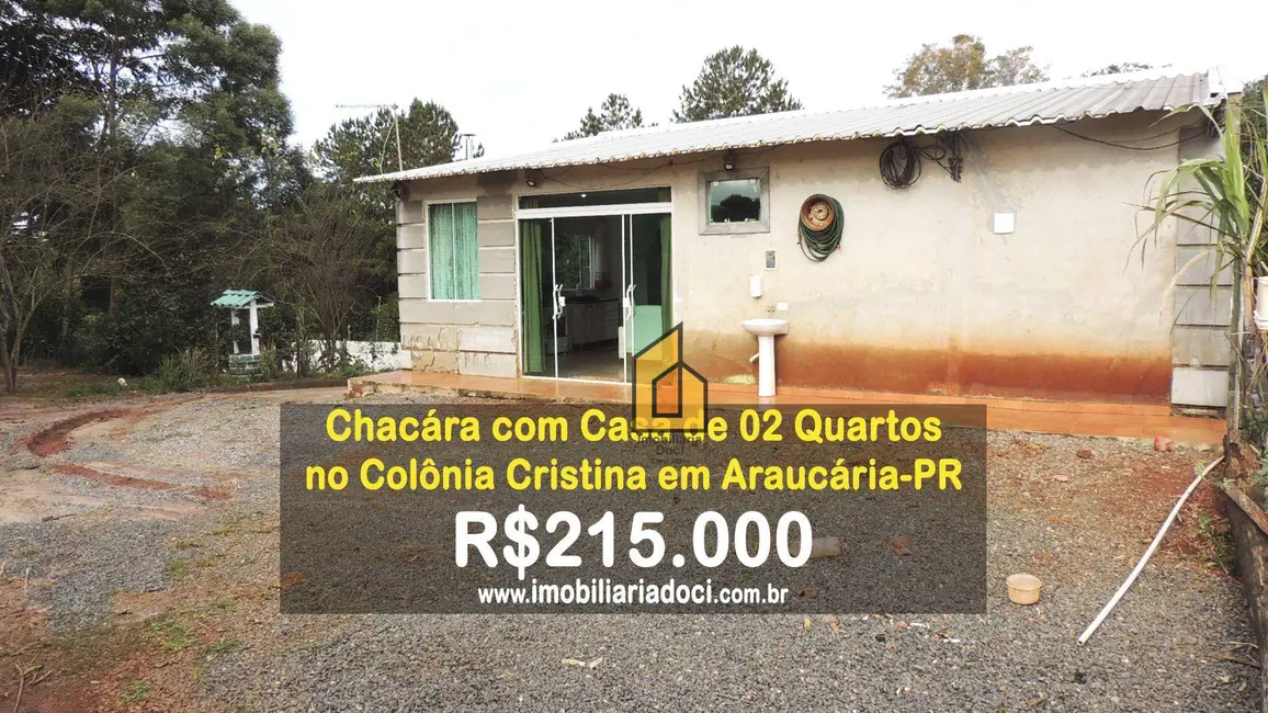 Foto 1 de Chácara com 2 quartos à venda, 1500m2 em Araucaria - PR