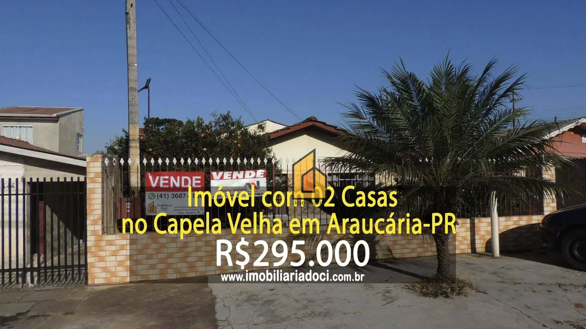 Foto 1 de Casa com 3 quartos à venda, 250m2 em Capela Velha, Araucaria - PR
