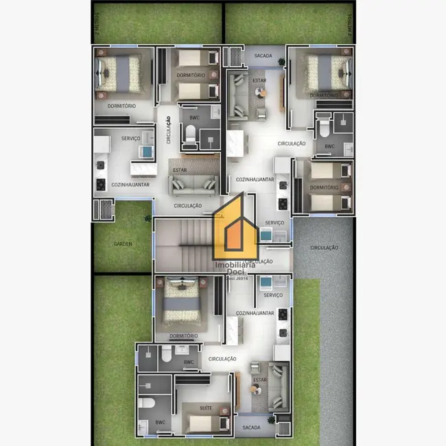 Apartamento com 2 quartos à venda, 52m2 em Tindiquera, Araucaria - PR - imagem 9 Foto 9 de Apartamento com 2 quartos à venda, 52m2 em Tindiquera, Araucaria - PR