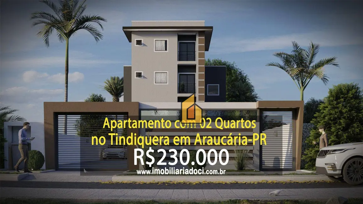 Foto 1 de Apartamento com 2 quartos à venda, 52m2 em Tindiquera, Araucaria - PR