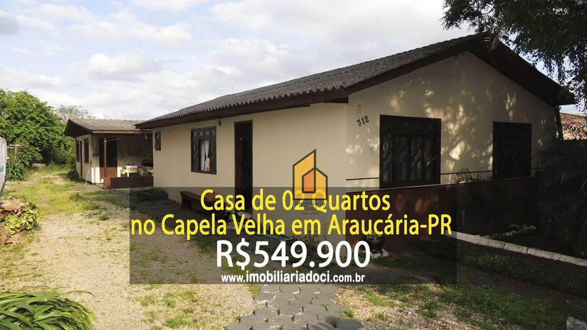 Foto 1 de Casa com 2 quartos à venda, 694m2 em Capela Velha, Araucaria - PR