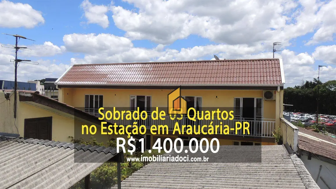 Foto 1 de Sobrado com 3 quartos à venda, 455m2 em Estação, Araucaria - PR