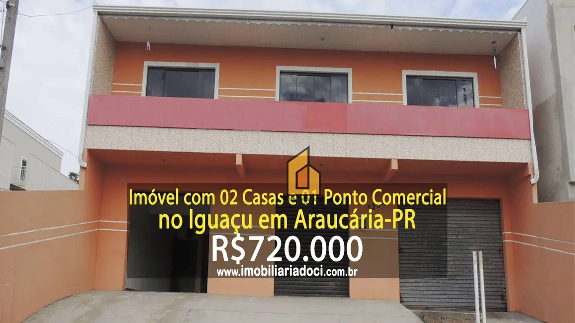 Foto 1 de Casa com 2 quartos à venda, 455m2 em Iguaçu, Araucaria - PR